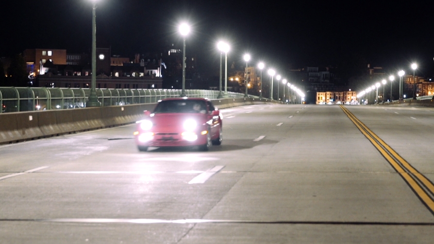 Red 1987 Porsche 944 Turbo